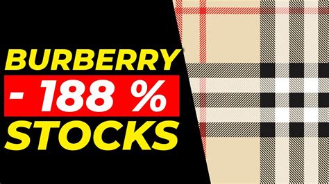 burberry upgrade their forecasting|burberry stock market trends.